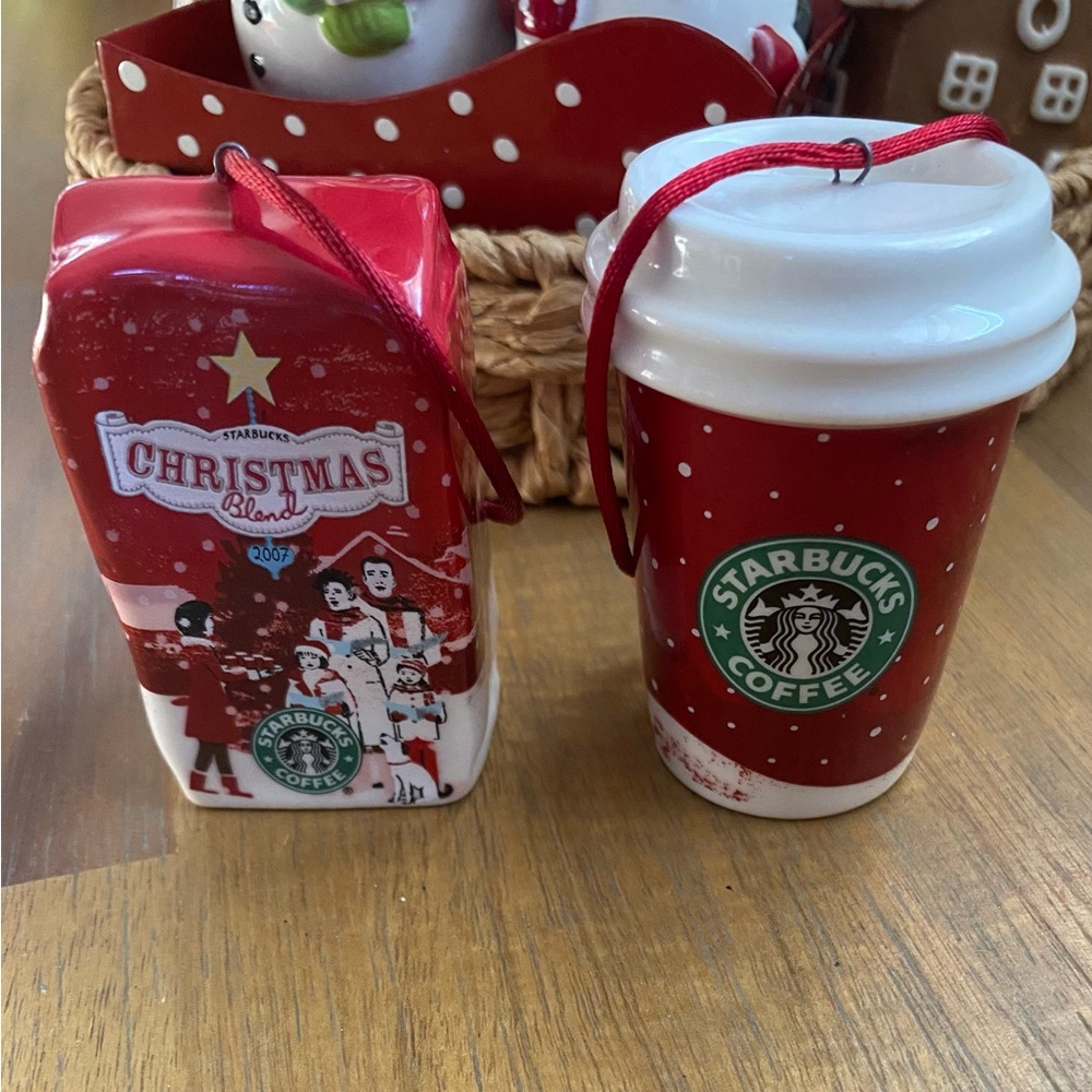 Starbucks 2007 ornaments